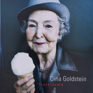 TRACKRECORD Exhibition 2004 poster  IVY By photographer Dina Goldstein. Trackrecord portraits of regulars at Hastings Racetrack, Vancouver, B.C.