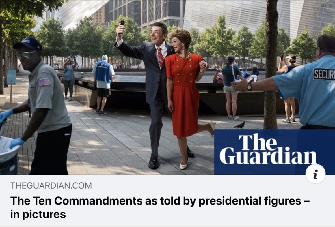Dina Goldstein 10 Commandments in the Guardian newspaper