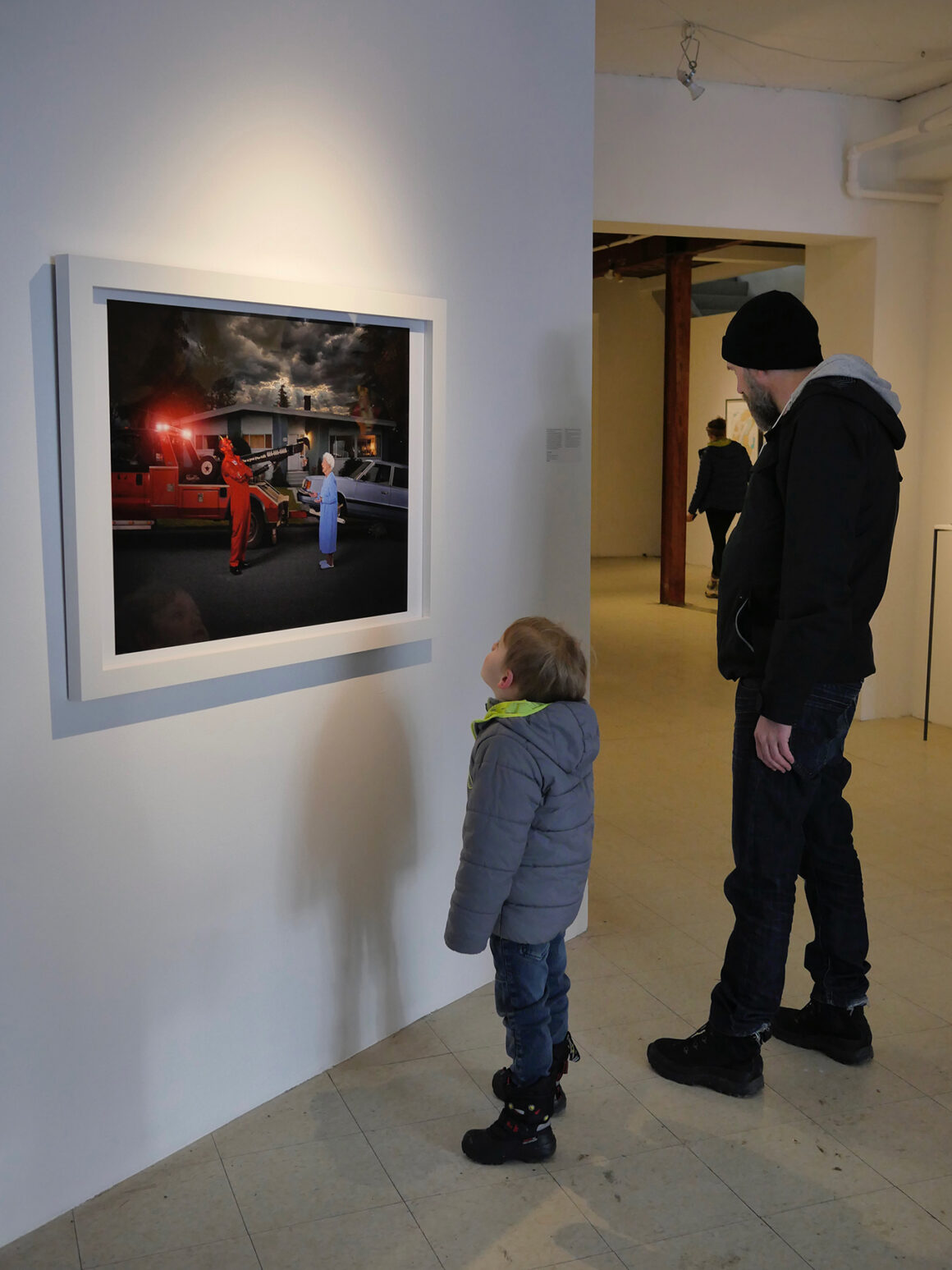 image from Gods Of suburbia Montreal 2020 Art Mur Gallery opening