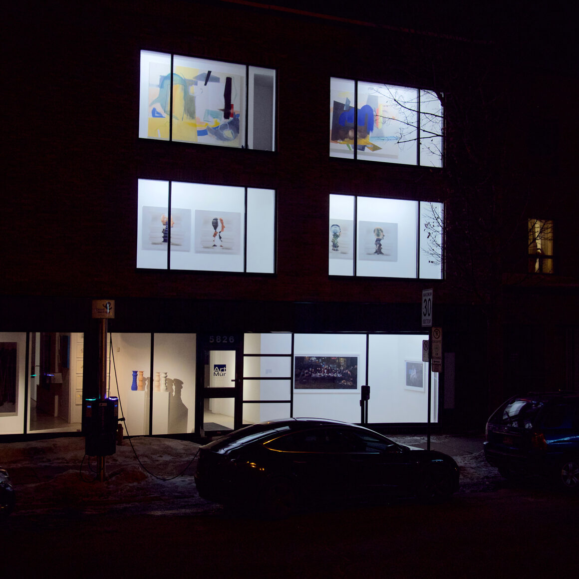 image exterior from Gods Of Suburbia Montreal 2020 Art Mur Gallery