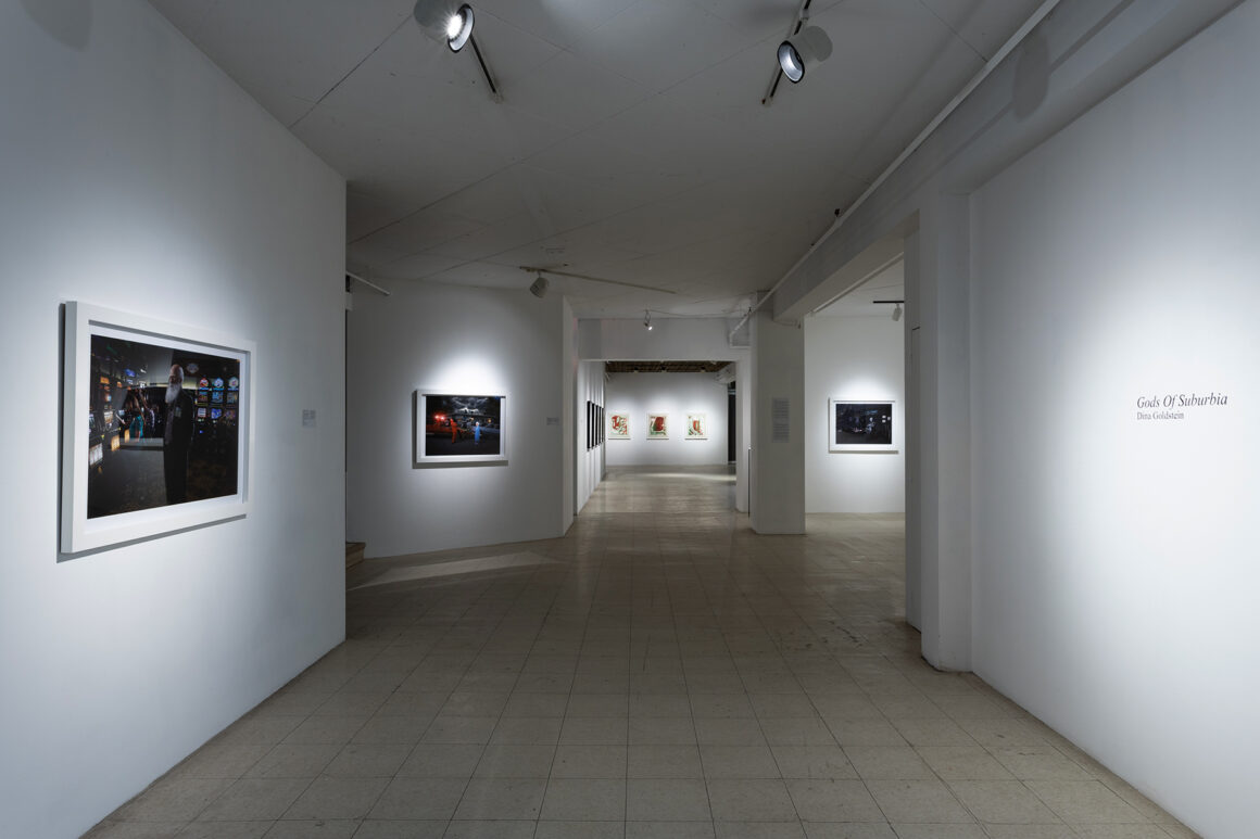 Instillation image from Art Mur Gallery Gods Of suburbia Montreal 2020