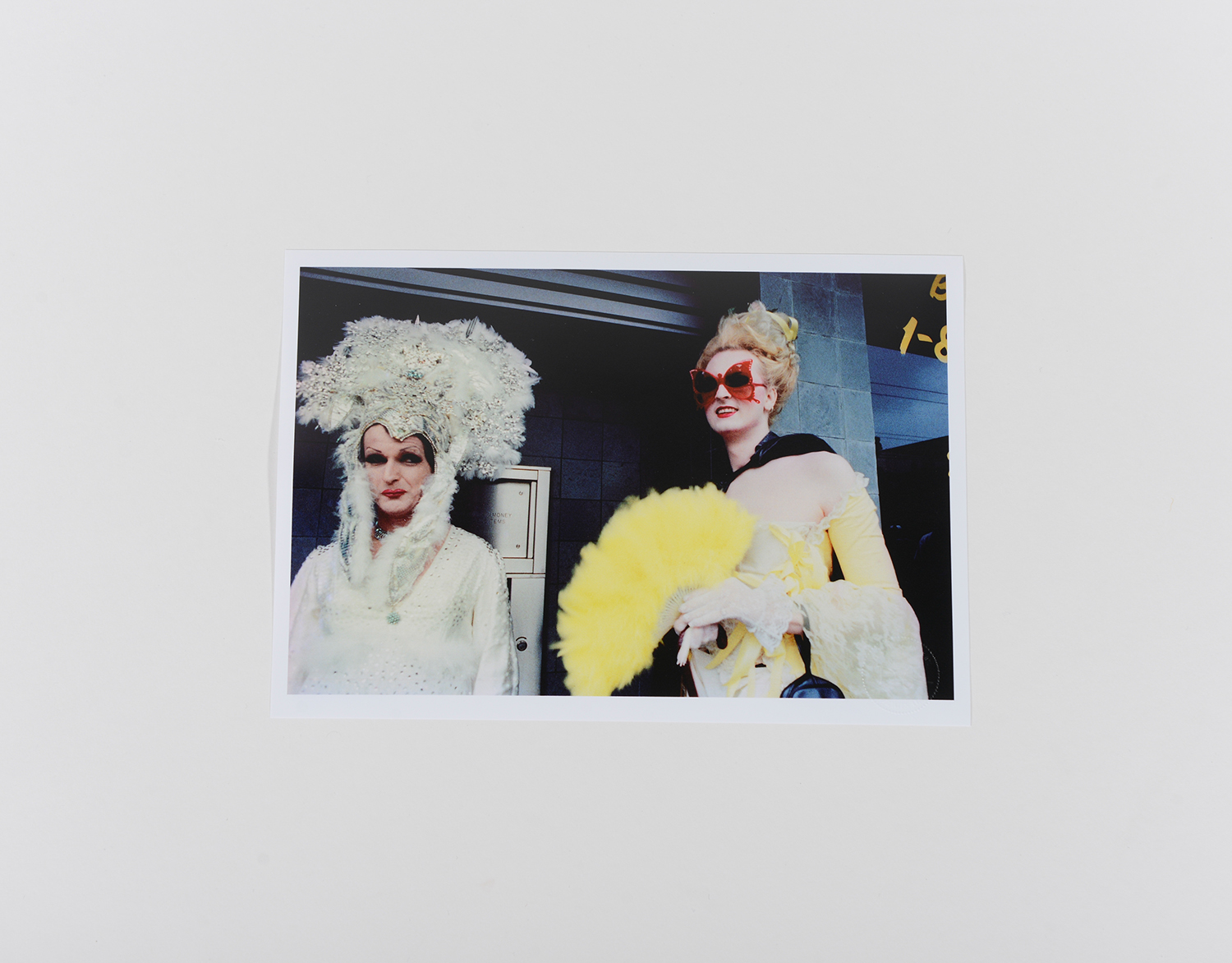 Drag Queens holding Yellow Feather Fan_Gay Pride_1996_788
