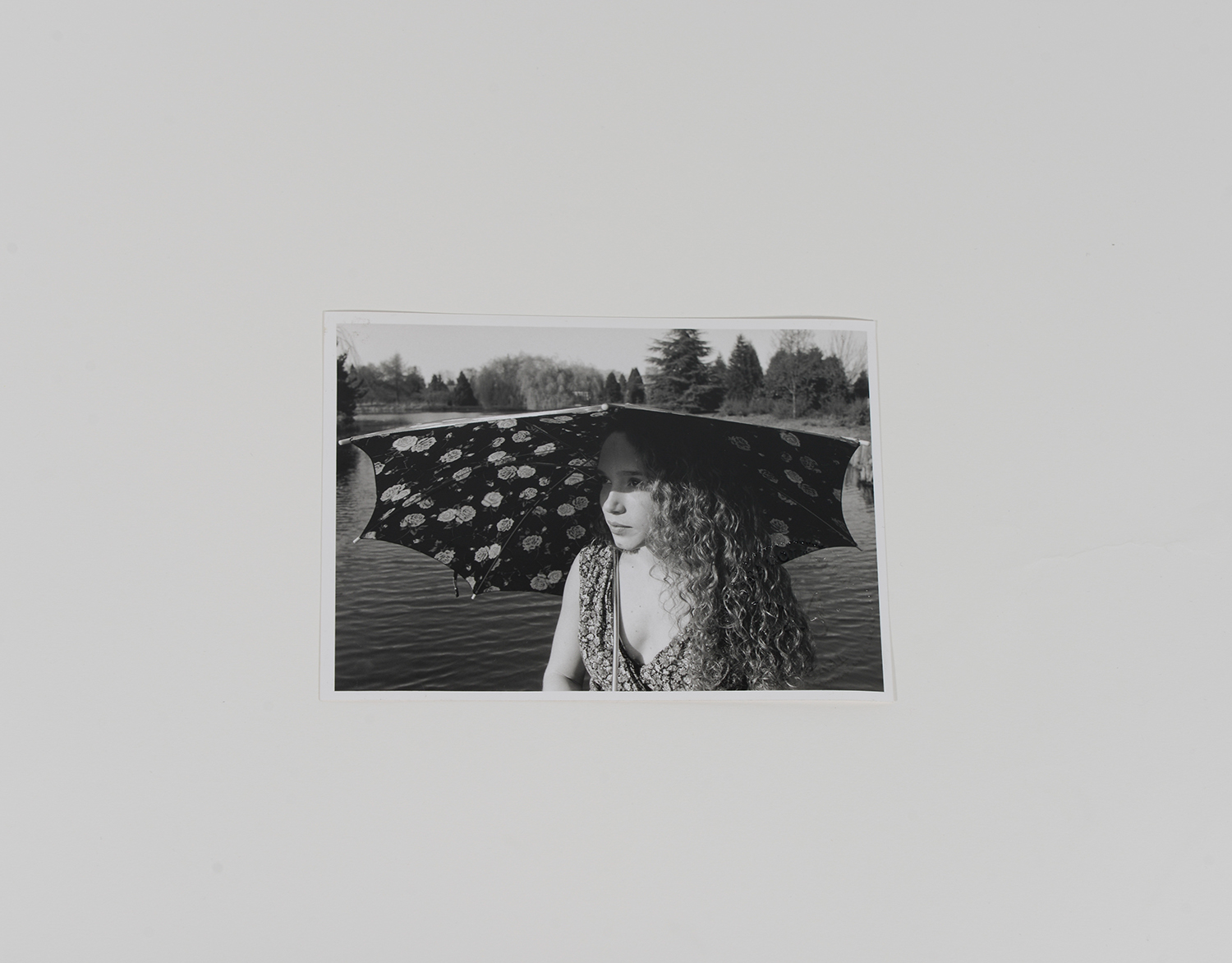 Jennifer Copping Umbrella at Lake_Portraits_1991_445
