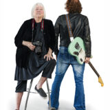 PHOTOGRAPHER BEV DAVIES WITH SON KEIF